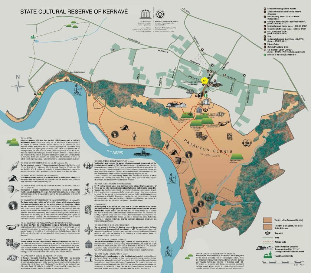Отель Kernaves Centras Экстерьер фото